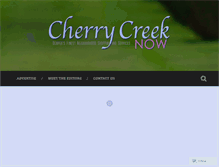 Tablet Screenshot of cherrycreeknow.com